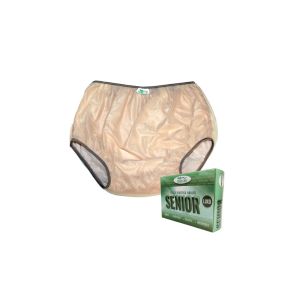 FPCP CALÇA PLASTICA SENIOR SEM BOTAO BEGE P 1