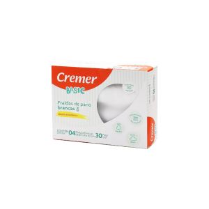 FIPB CREMER BASIC FRALDAS DE PANO BRANCA U 4