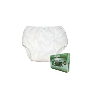 FPCP CALÇA PLASTICA SENIOR SEM BOTAO BRANCA P 1